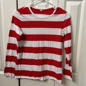 Where’s Waldo Red and White Striped Shirt